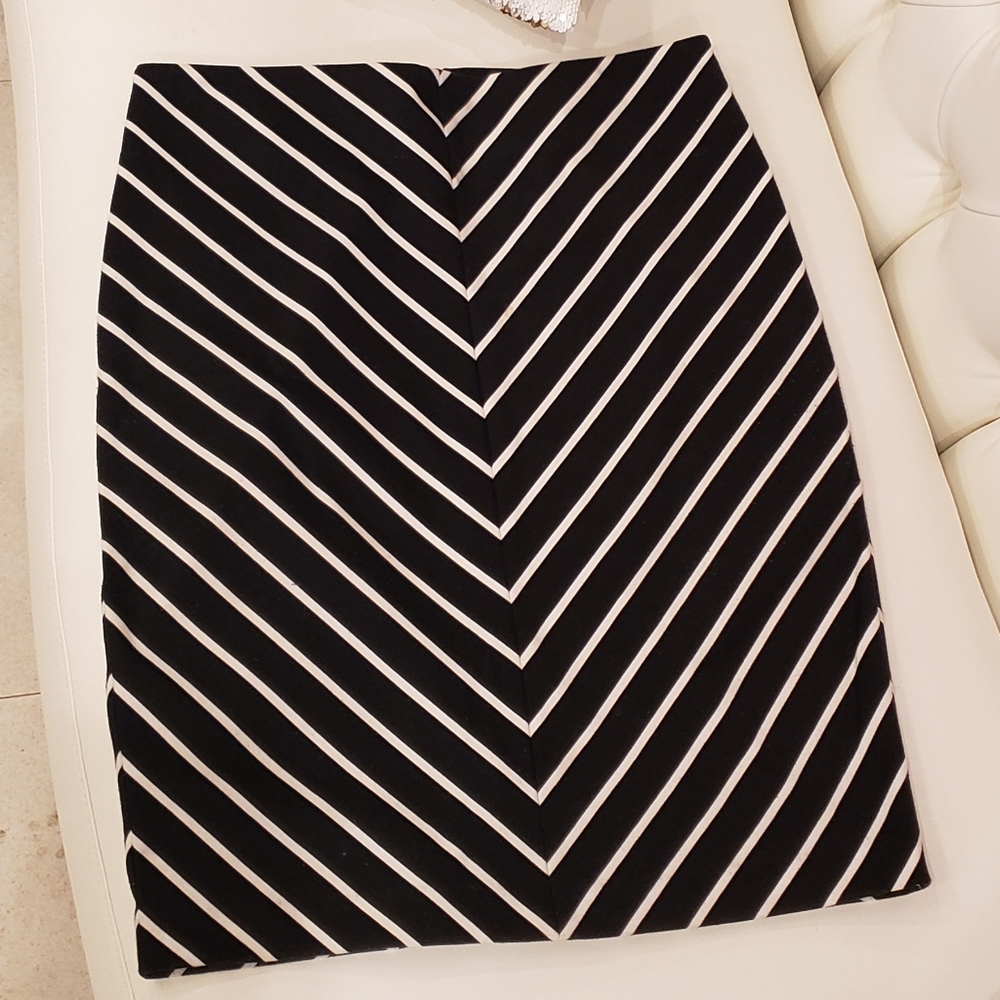 Grace Elements v-pin stripe skirt